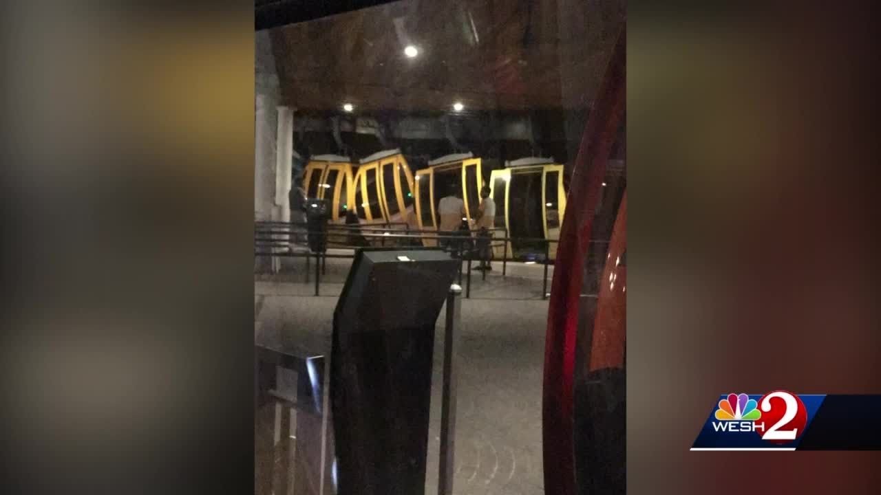 ‘It was a disaster’: Family describes being stuck on Disney’s new Skyliner gondola
