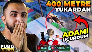 O BOMBA ÖYLE DEĞİL BÖYLE ATILIR!! VİNÇİN TEPESİNDEN ADAMI HAVAYA UÇURDUM!! | PUBG Mobile