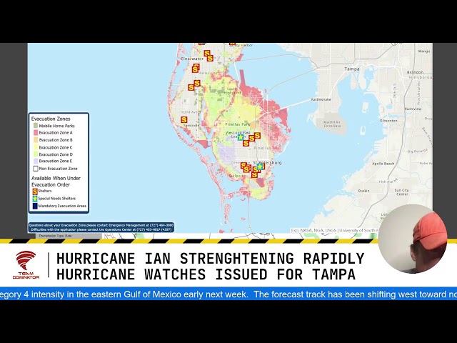 LIVE HURRICANE WATCH issued for Tampa area ahead of strengthening Hurricane Ian