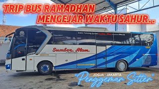 KONVOI SERU ,SAMPE GOYANK-GOYANK !! SENSASI NAIK BUS ARTIS !! SUMBER ALAM 73 OC || JOGJA - JAKARTA