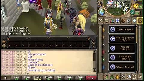 Runescape Combat beta! Fail video..