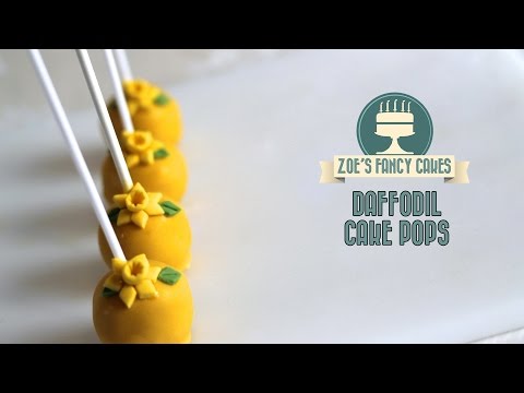 How to make daffodil cake pops flower cake pops tutorial cake decorating