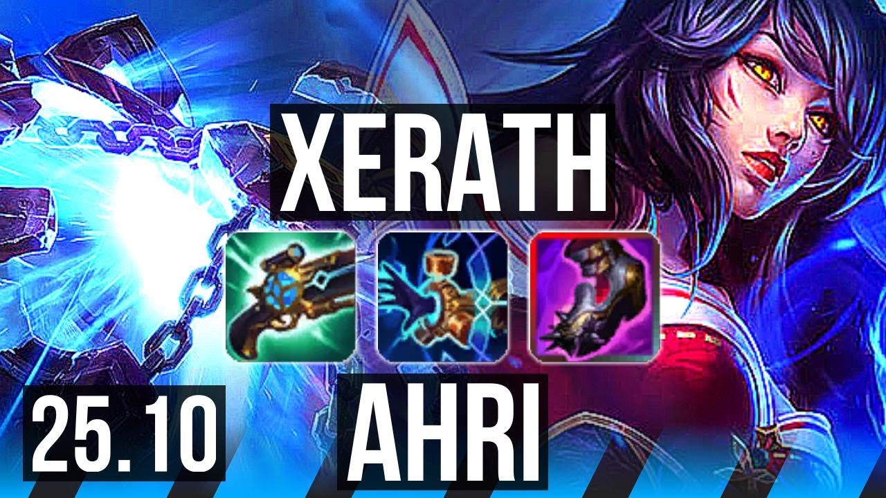 XERATH vs AHRI (MID) | 13/1/12, Legendary | KR Diamond | 25.10