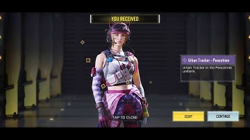 Urban Tracker - Peacetime ! 😍 | Call of Duty : Mobile