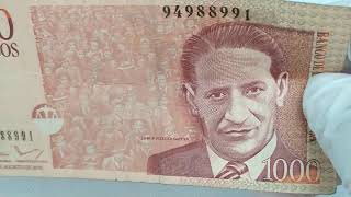 This Colombian $1,000 Peso Error Banknote Is Worth $80,000 Pesos.