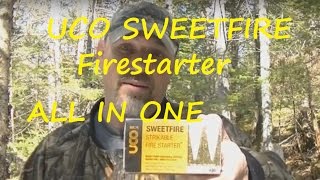 UCO SWEETFIRE, Great ALL IN ONE Firestarter and Tinder Option