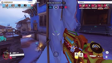 Unbroken pylon, but achievement undone by DJANGO — Overwatch 2 Replay AXRGB1