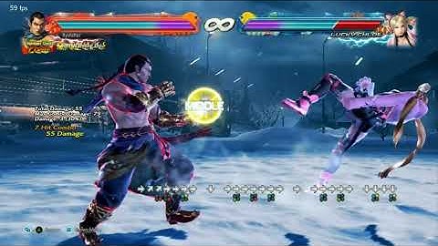 Tekken 7   Feng extra jab bnb into rage art combo