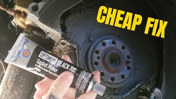 Fix A Oil Pan Leak On The Cheap, Fast And Easy