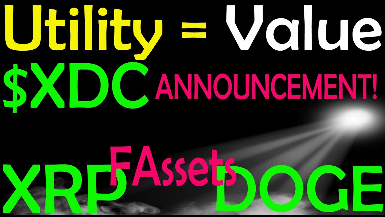 Massive XDC + R3 Announcement, XRP & DOGE Catapult Creating VALUE ...