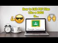 Google Classroom: How to Edit Files and Submit assignments DocHub