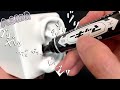 【ASMR】様々なペンで鼓膜が真っ黒になるまで刺激する、太さによって異なる刺激が眠りを誘う/sleeping,relaxing,trigger