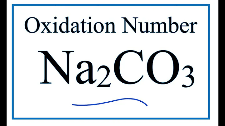 How to find the Oxidation Number for C in Na2CO3     (Sodium carbonate)