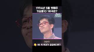 [#Shorts] 가요톱10 1994년 5월 셋째주 1위 발표 | KBS 방송