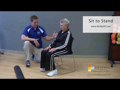 Sit to Stand Strengthening Exercise 