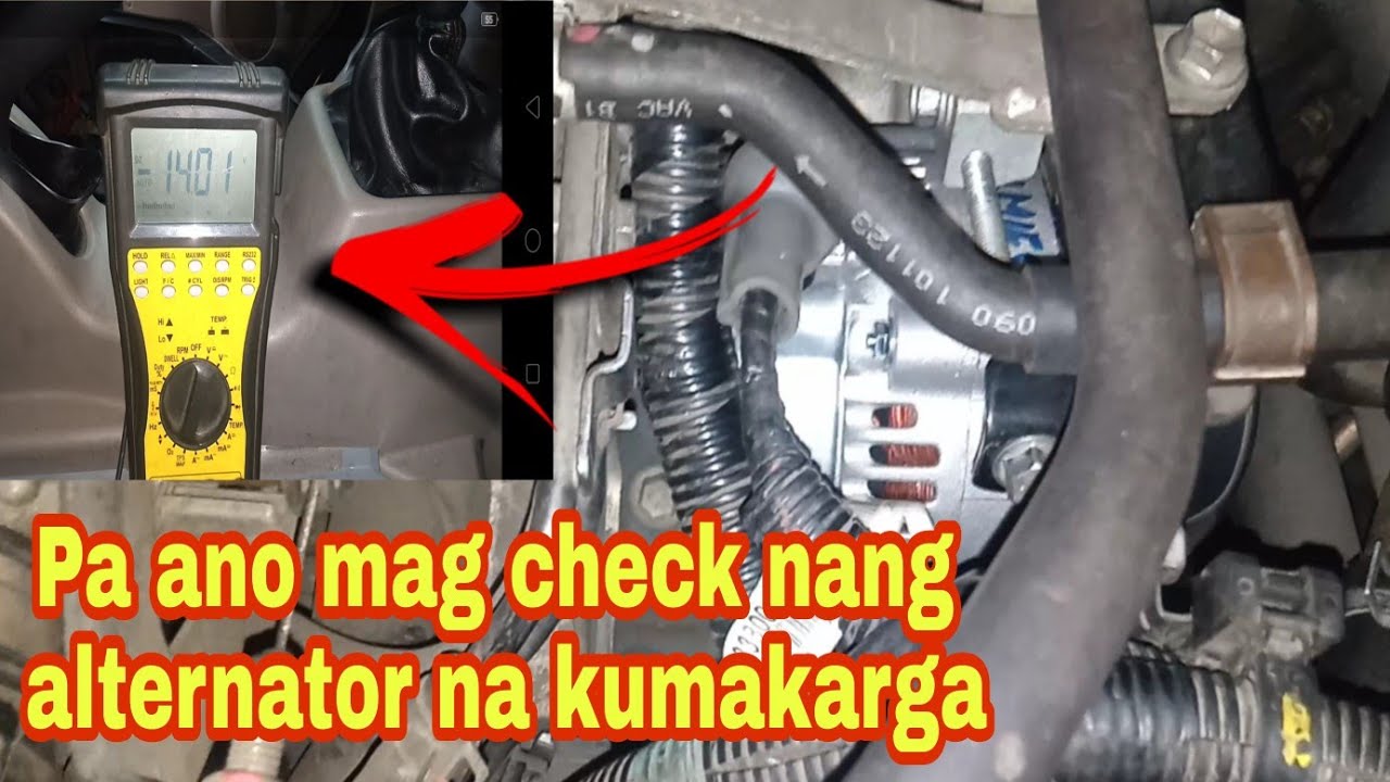 how to check alternator charging/ battery voltage drop.. - YouTube