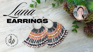 Luna Earrings, Fringe Design featuring the September Project Box by Danielle Wickes Jewelry