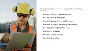 Supervisor Training Program Course Preview
