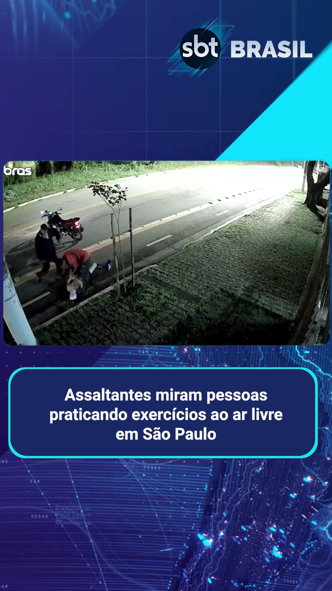 Ladrões miram praticantes de exercícios físicos em São Paulo | SBT Brasil (17/02/25)