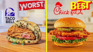 Fast Food Breakfast Sandwiches RANKED From Worst to Best