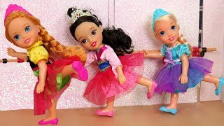 BALLERINA ! Elsa & Anna toddlers  Ballet Classes  Dance lessons