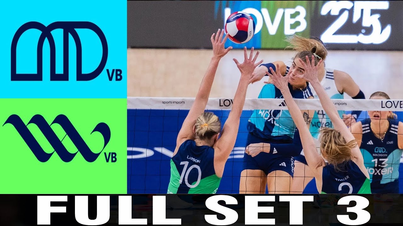 Матч LOVB Мэдисон против Небраски, игра 3 | Профессиональный волейбольный сезон LOVB 2026 | 30 ян...