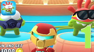 Om Nom: Run - Gameplay #1 - Chapter 1 - Mission 1-10 (Android, iOS)