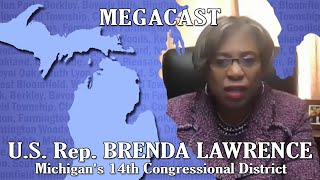 U.S. Rep. Brenda Lawrence of Michigan's 14th Congressional District goes over USPS struggles