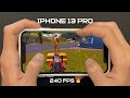 IPHONE 13 PRO HANDCAM IN 2026 🔥/Super Smooth+Extreme PUBG Gaming Test😍/ NEW IOS 18.5 Livik Gameplay!
