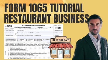 Hoe u formulier 1065 voor 2022 indient - Restaurantvoorbeeld