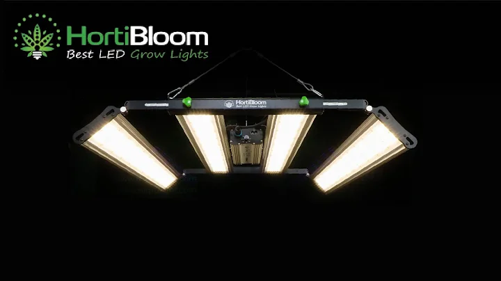 Hortibloom MEGA EVO 720 led grow light par test and review