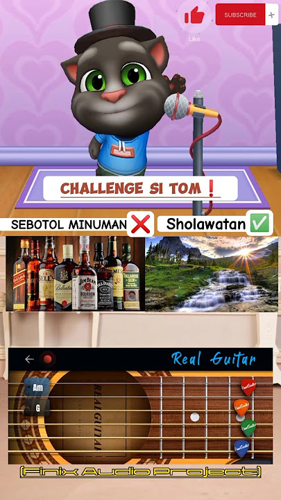 Challenge si Tom LAGU GARA GARA SEBOTOL MINUMAN❌SHOLAWATAN✅ Apakah Bisa❓#short #subcribe