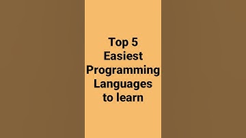 Top 5 Easiest & Hardest Programming languages to learn || Shorts #86 || The Sarathi