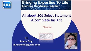 DBI - How Oracle process a SELECT statement.