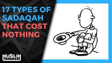 17 Types of Sadqah That Costs Nothing | Islamic knowledge | sadaqah jariyah | islam
