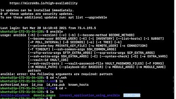 A short summary to Deploy Laravel application using Ansible on AWS
