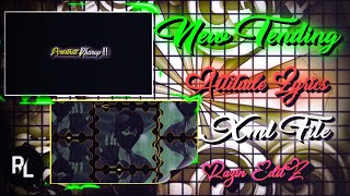 New Text Effect | in Alight Motion | New Attitude Xml File | Black Screen |