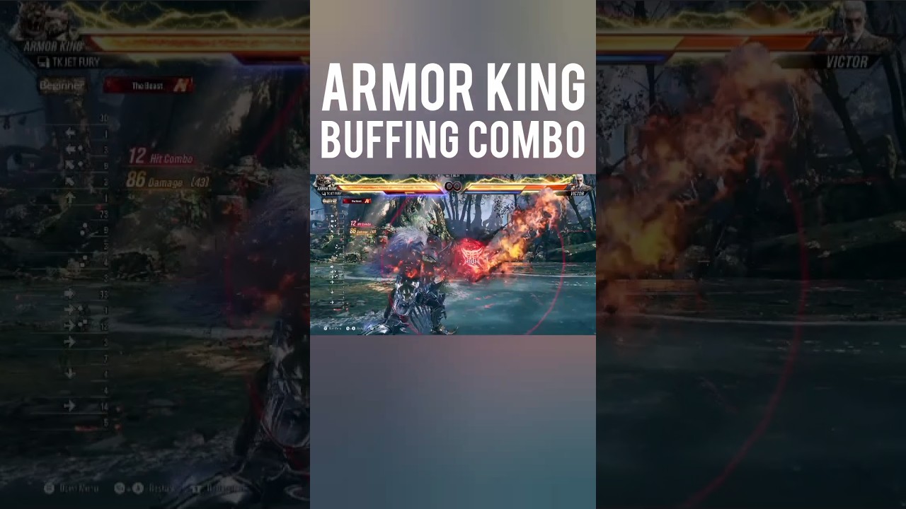 Armor king Buffing Combo