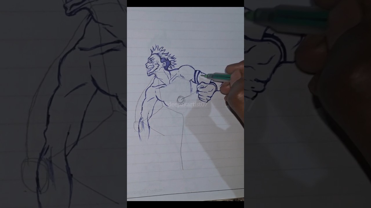 Transformation ✨ Anime speed drawing 