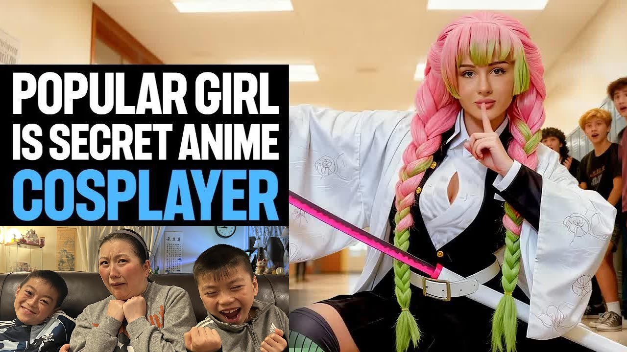 Популярная девушка — секретный АНИМЕ-КОСПЛЕЙЕР при участии SSSniperWolf и DigitalNex