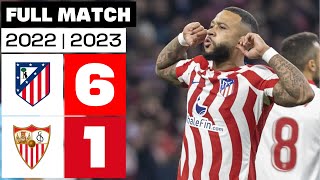 Atlético de Madrid 6 - 1 Sevilla FC | PARTIDO COMPLETO | LALIGA EA SPORTS 2022/23