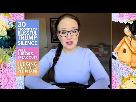 30 Seconds of Blissful Trump Silence. Will Jurors Speak Out? Judging Justices? Yes, please!