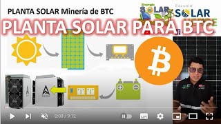 ✅Solar plant for cryptocurrencies | solar panel for Bit Coin BTC #btc #solarenergy