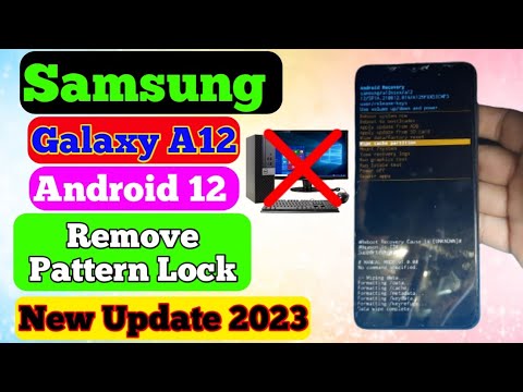 Samsung galaxy A12 Hard reset | Samsung Phone Pattern Password Unlock 2023