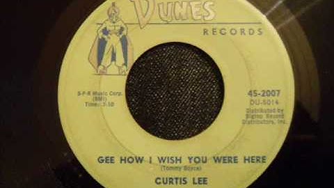 Curtis Lee and The Halos - Gee How I Wish You Were Here - Beautiful Doo Wop Ballad