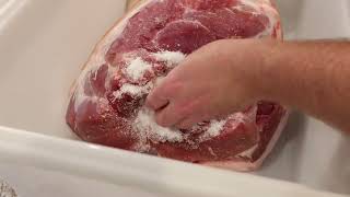 Prosciutto Crudo; Prep & Salting