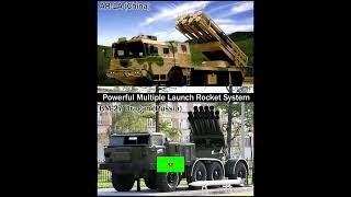 Multiple Launch Rocket System : AR-1A (China) vs BM-27 Uragan (Russia)#shorts