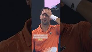 Novak FORGETS the rules of tennis!! 🤣🤣 #shorts #9WWOS #tennis #AusOpen #Djokovic #Kyrgios screenshot 2