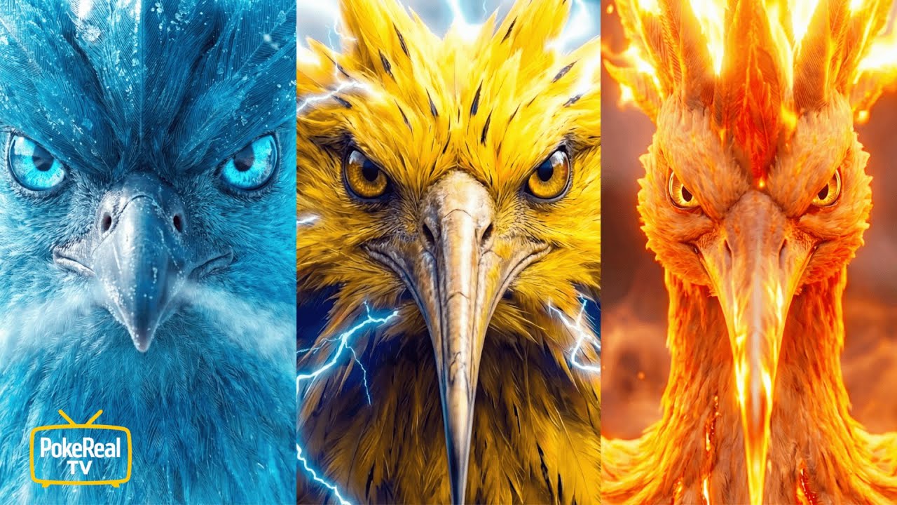 POKÉMON REAL LIFE: The Forces That Rule the Skies | Articuno, Zapdos & Moltres