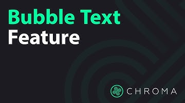 Bubble Text Feature (Luxe) | Chroma Digitizing Software
